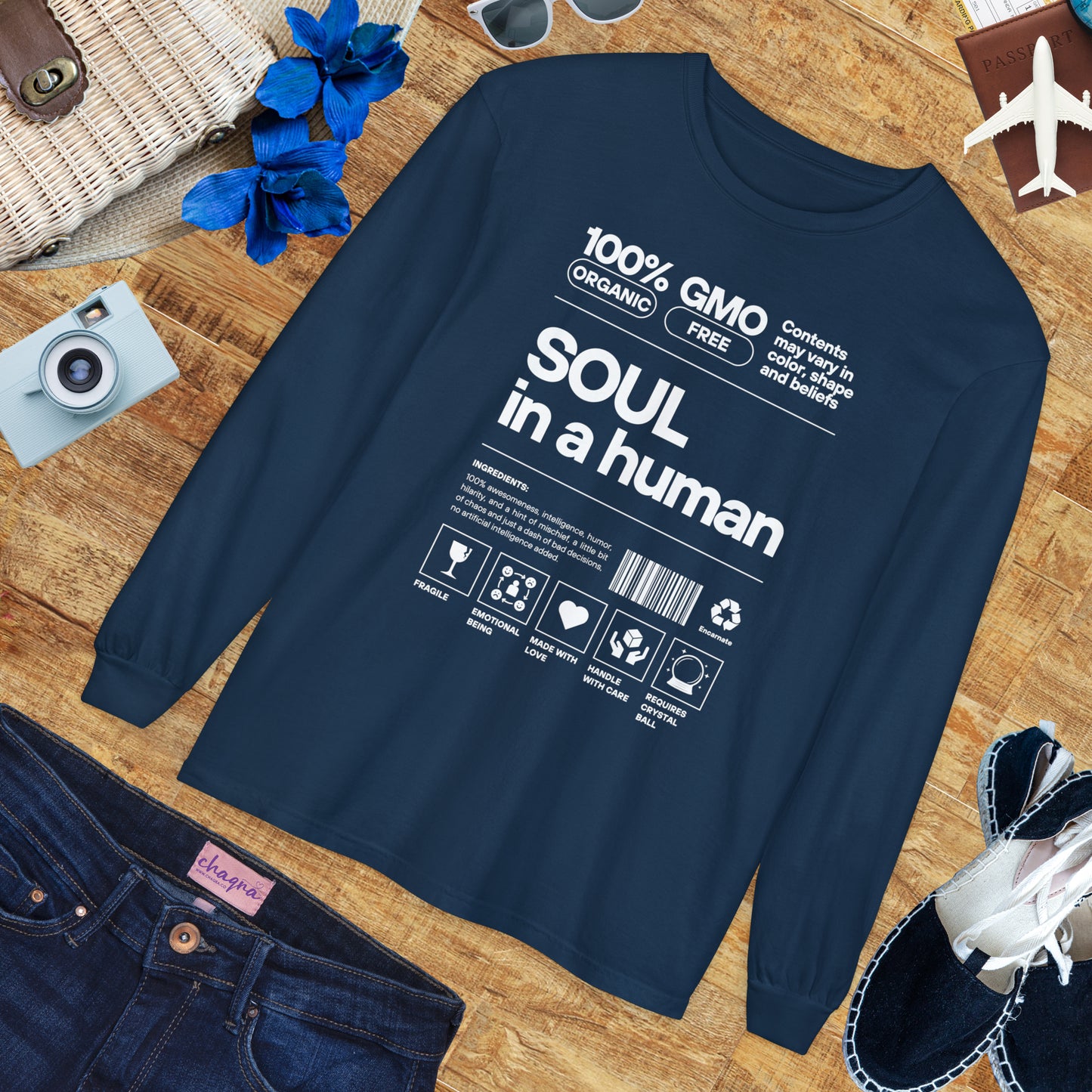 🌟Soul in a Human FUN Fact - Long Sleeve Tee