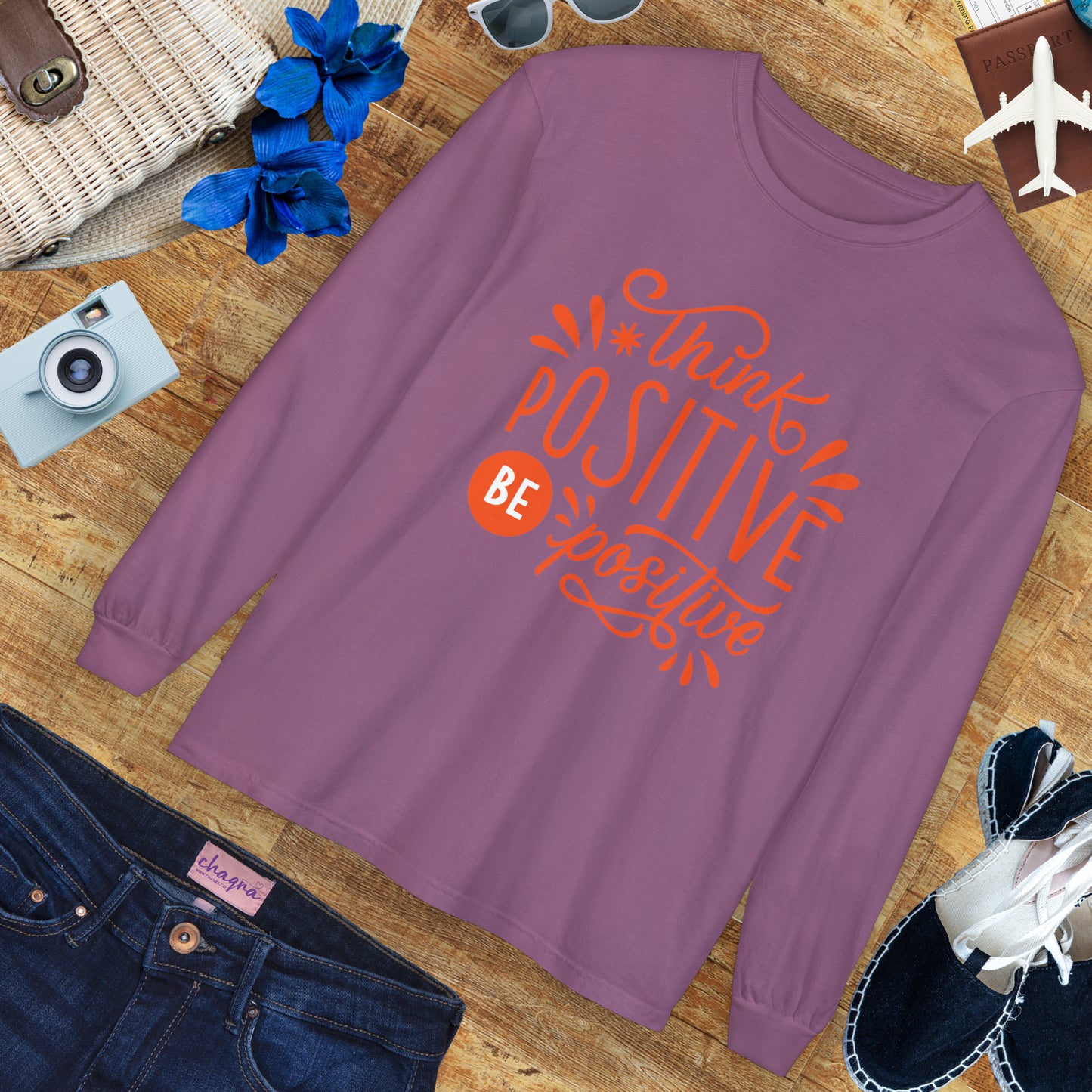 🌞Think Positive, Be Positive - Long Sleeve Soul Tee