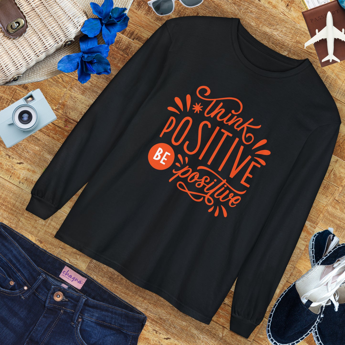 🌞Think Positive, Be Positive - Long Sleeve Soul Tee