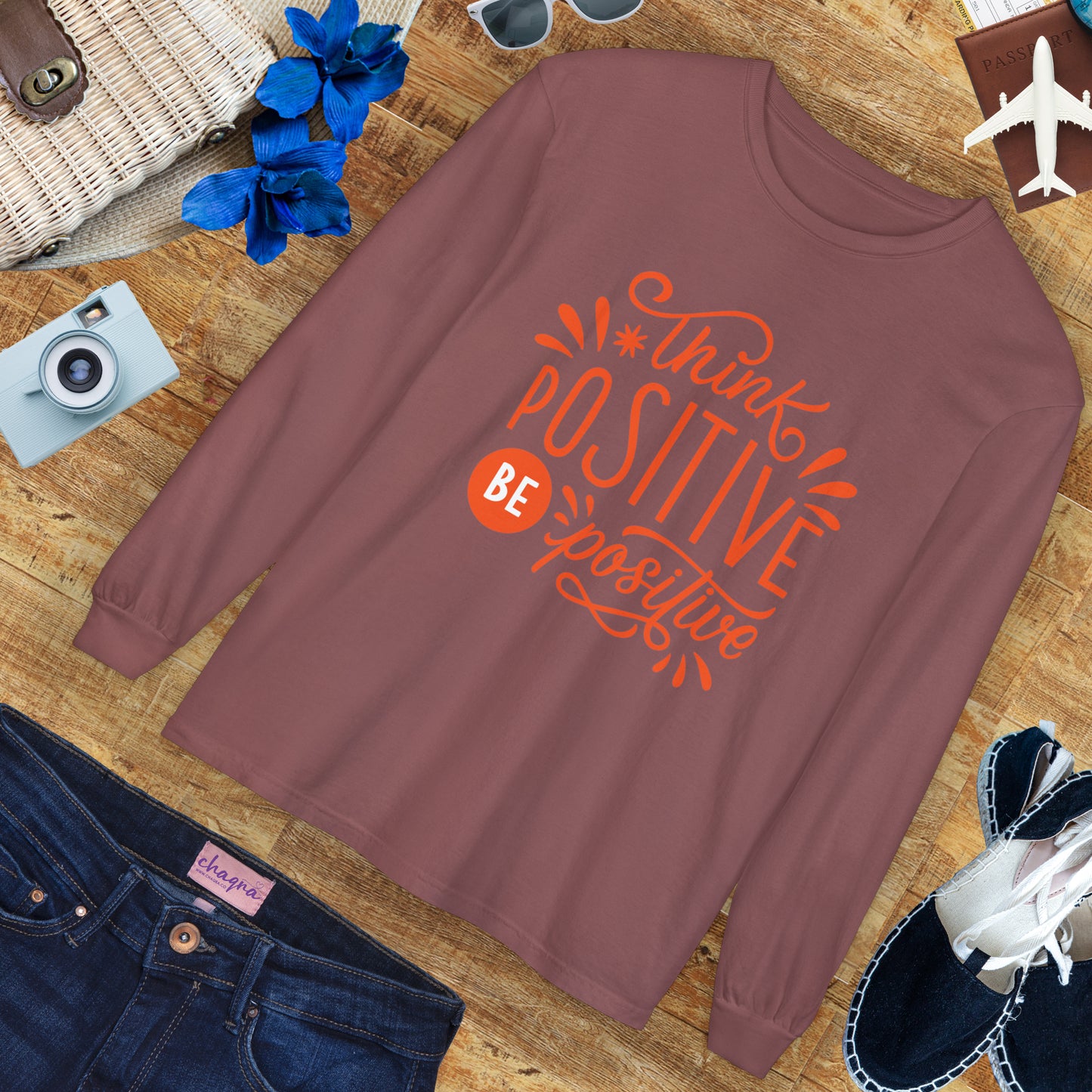 🌞Think Positive, Be Positive - Long Sleeve Soul Tee