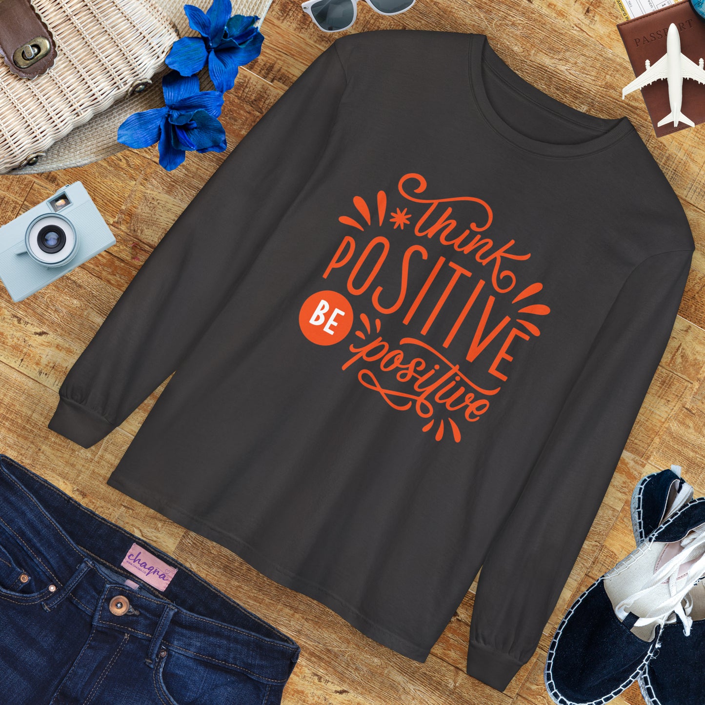 🌞Think Positive, Be Positive - Long Sleeve Soul Tee