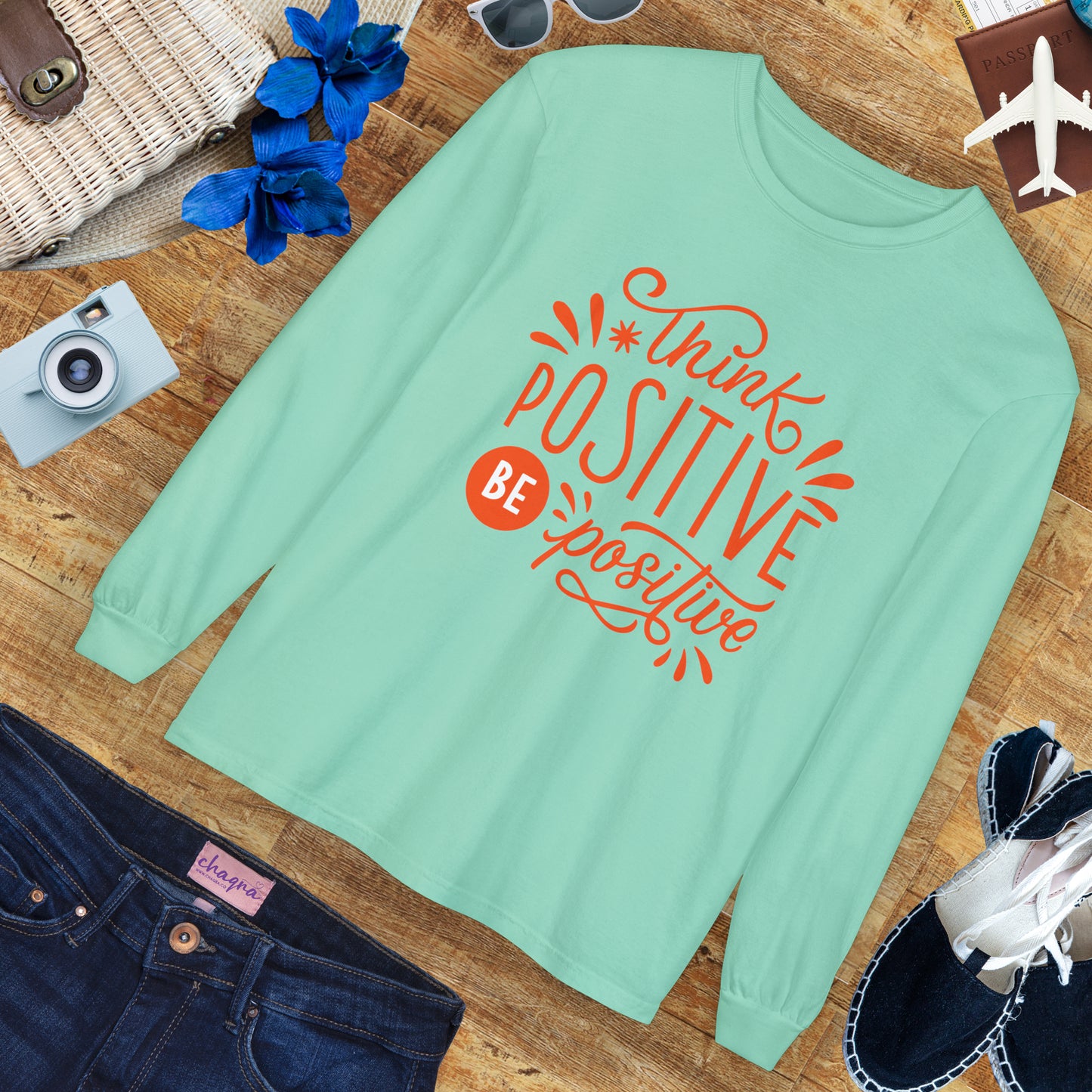 🌞Think Positive, Be Positive - Long Sleeve Soul Tee