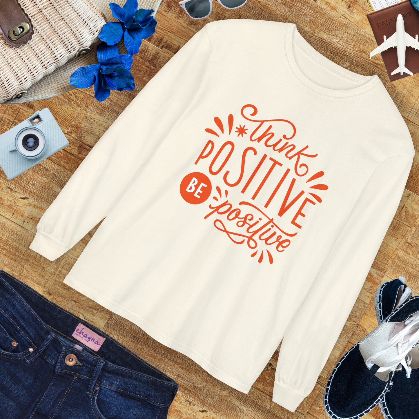 🌞Think Positive, Be Positive - Long Sleeve Soul Tee