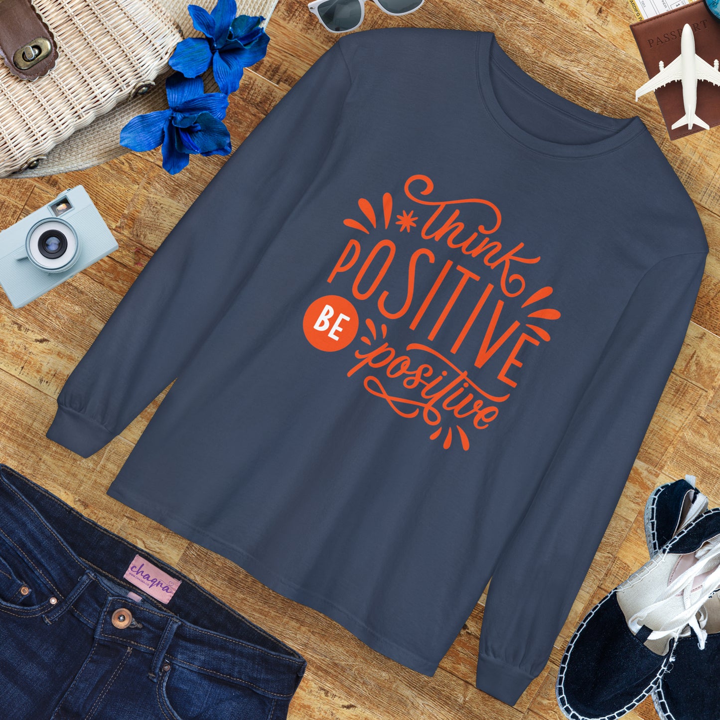🌞Think Positive, Be Positive - Long Sleeve Soul Tee