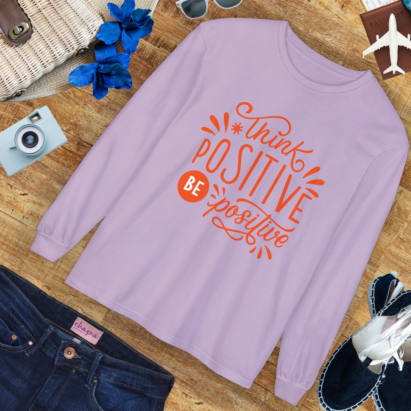 🌞Think Positive, Be Positive - Long Sleeve Soul Tee