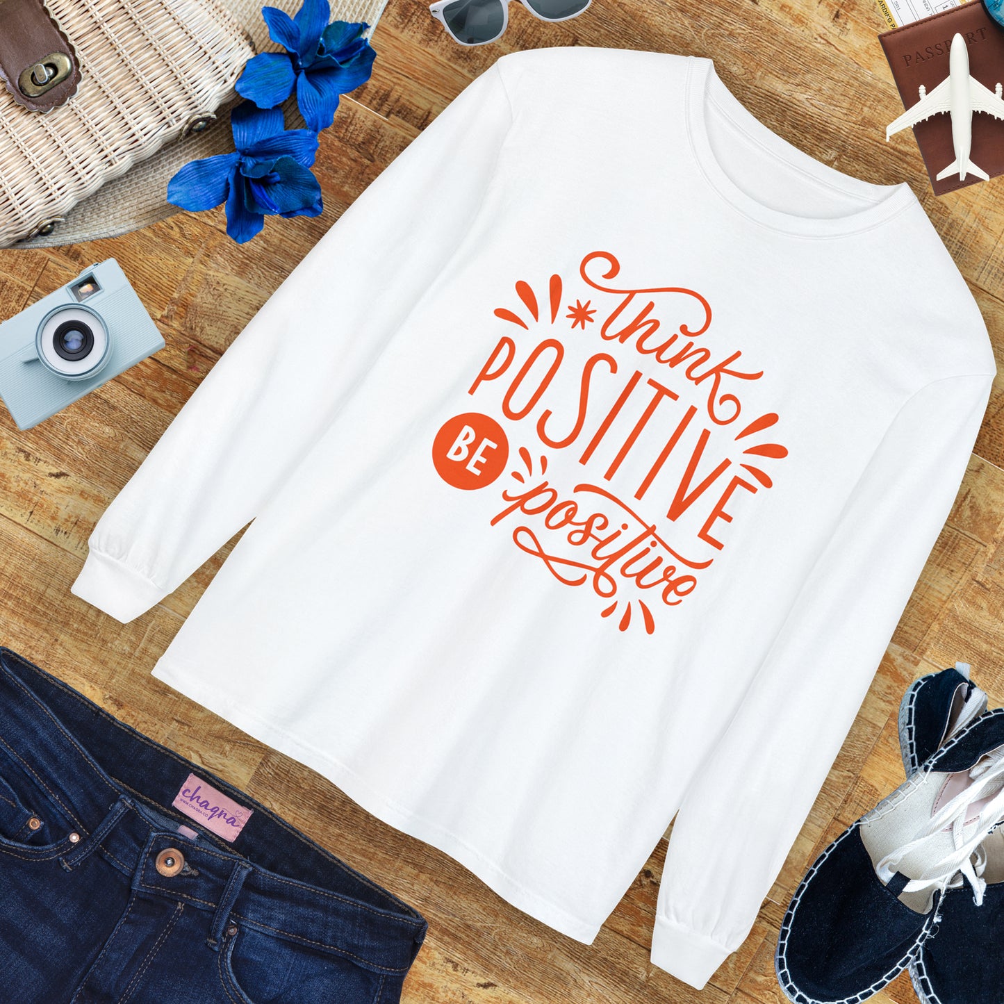 🌞Think Positive, Be Positive - Long Sleeve Soul Tee