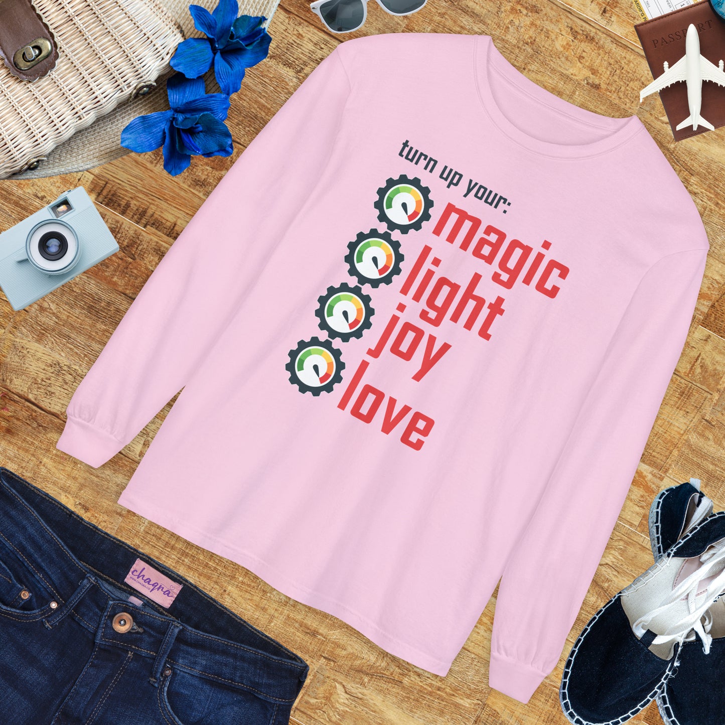 🔊 Turn Up Your Magic . Light . Joy . Love - Long Sleeve Tee