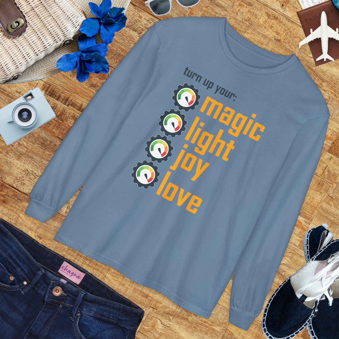 🔊 Turn Up Your Magic . Light . Joy . Love - Long Sleeve Tee