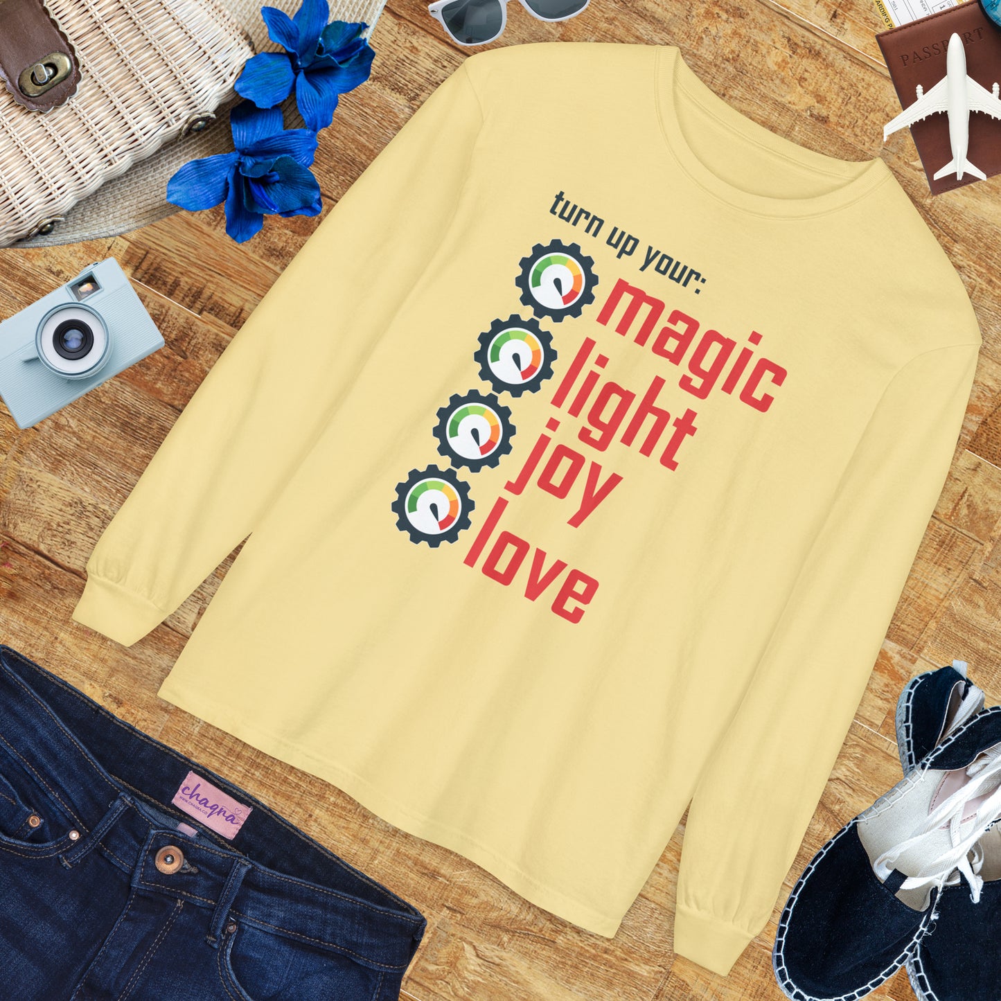 🔊 Turn Up Your Magic . Light . Joy . Love - Long Sleeve Tee