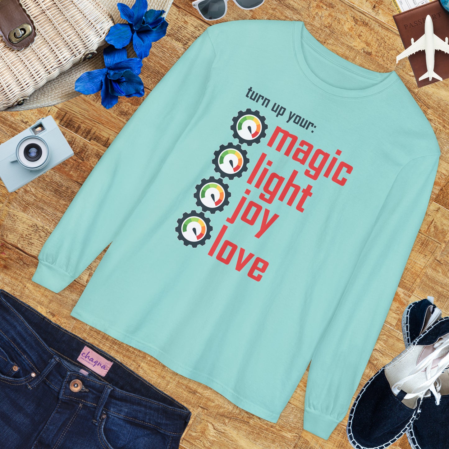 🔊 Turn Up Your Magic . Light . Joy . Love - Long Sleeve Tee