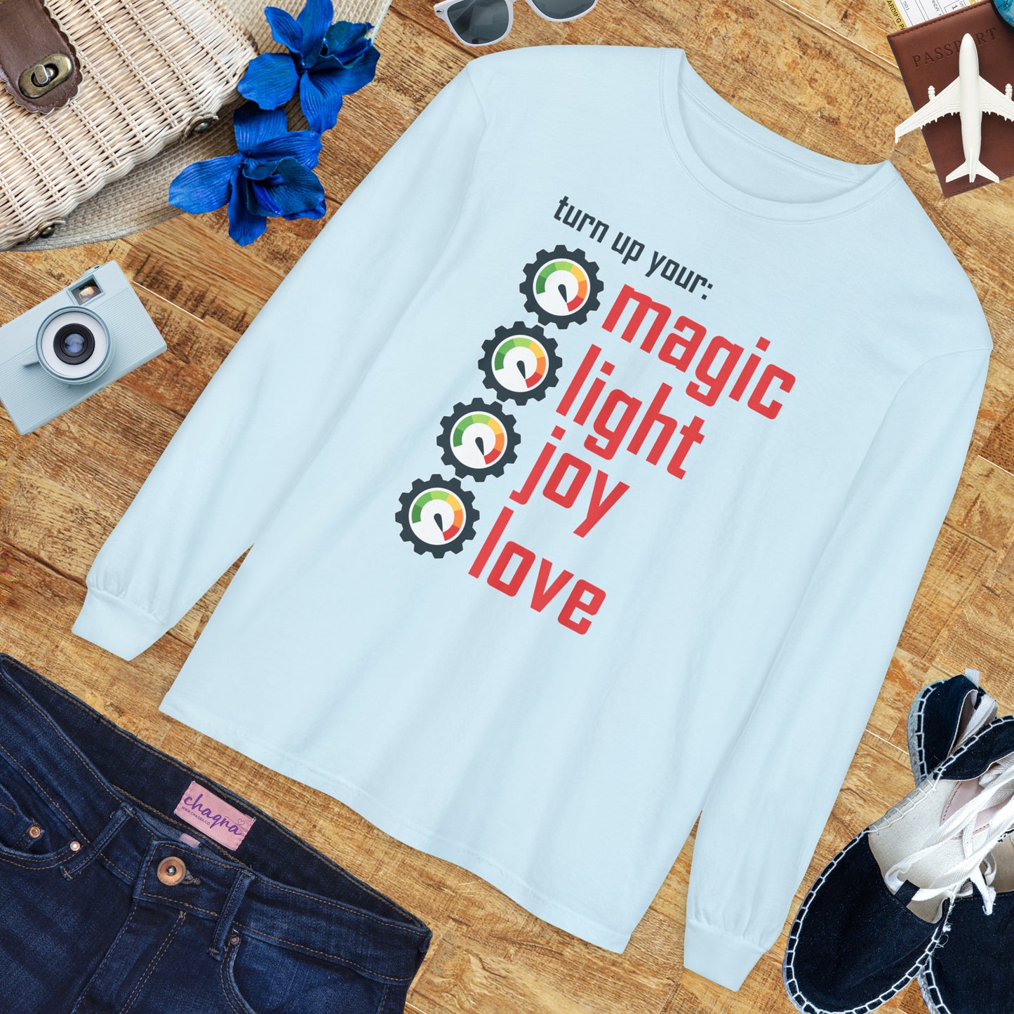🔊 Turn Up Your Magic . Light . Joy . Love - Long Sleeve Tee
