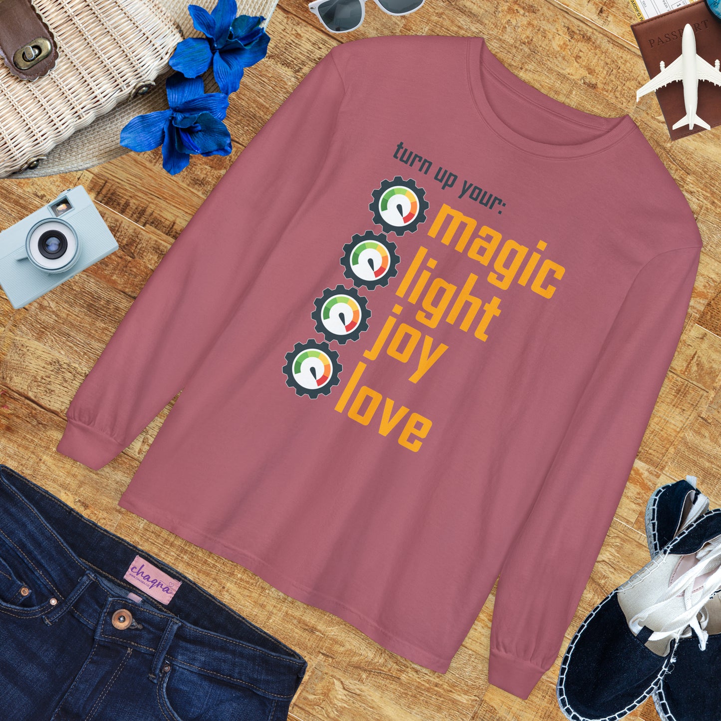 🔊 Turn Up Your Magic . Light . Joy . Love - Long Sleeve Tee