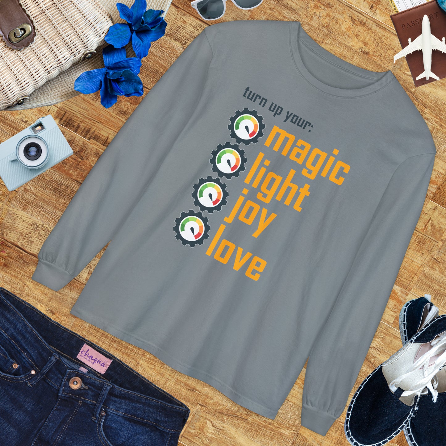 🔊 Turn Up Your Magic . Light . Joy . Love - Long Sleeve Tee