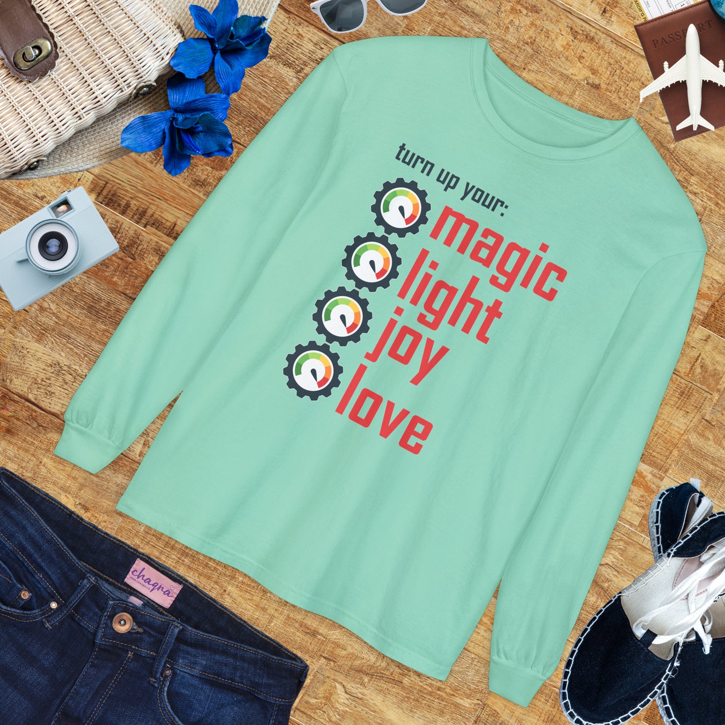 🔊 Turn Up Your Magic . Light . Joy . Love - Long Sleeve Tee