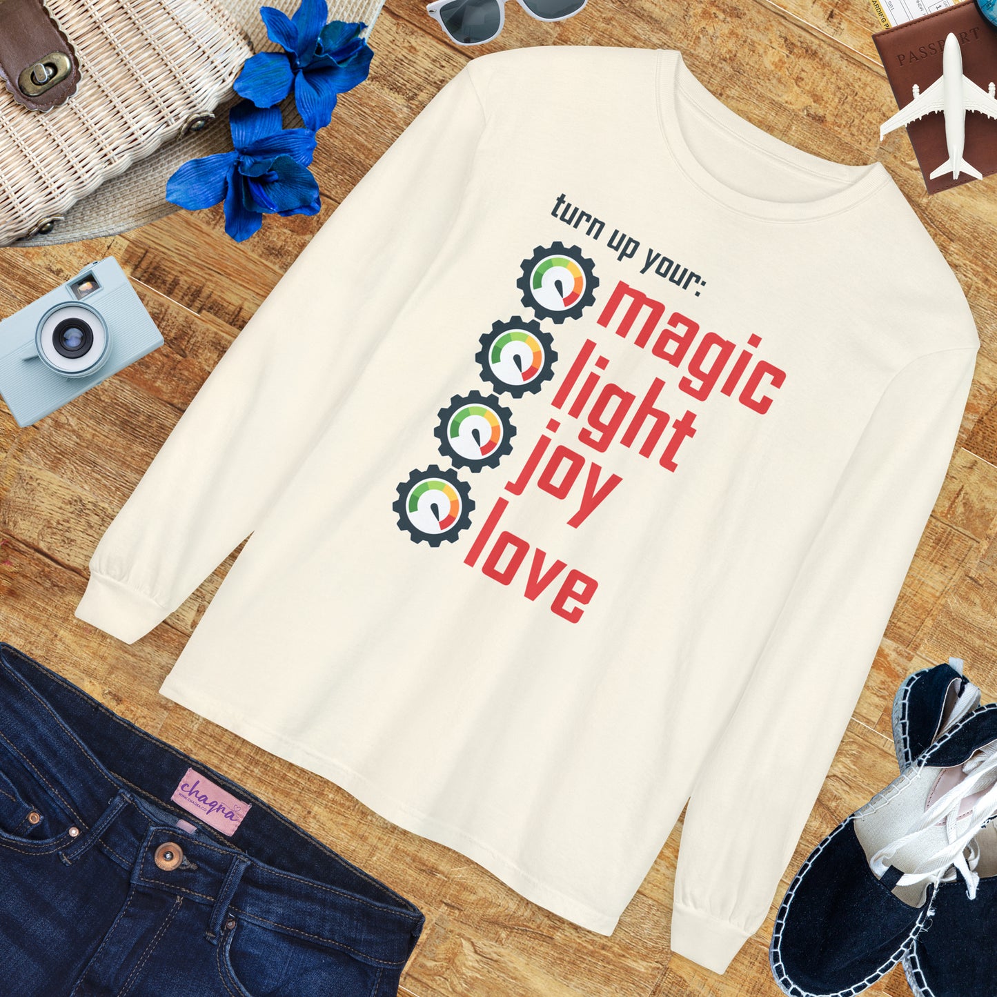 🔊 Turn Up Your Magic . Light . Joy . Love - Long Sleeve Tee