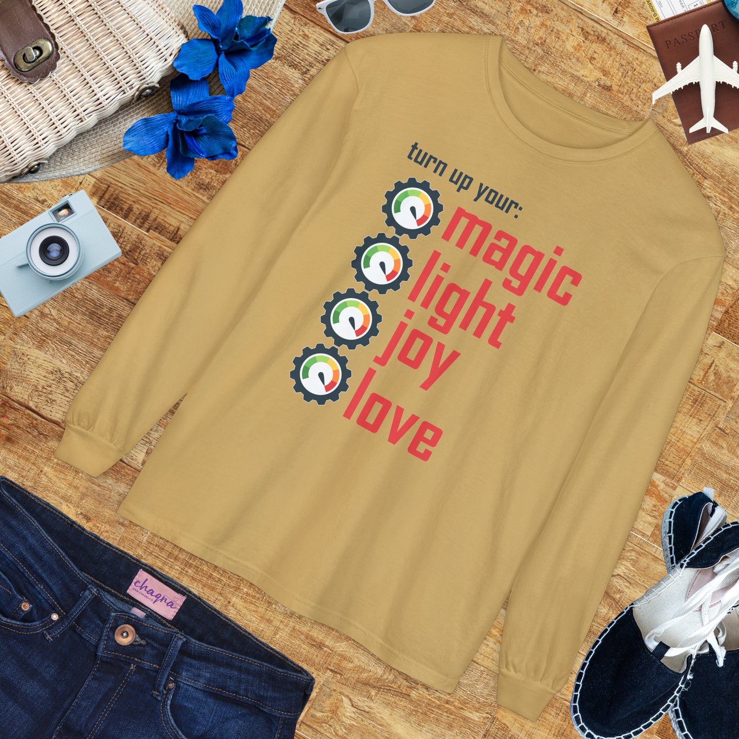 🔊 Turn Up Your Magic . Light . Joy . Love - Long Sleeve Tee