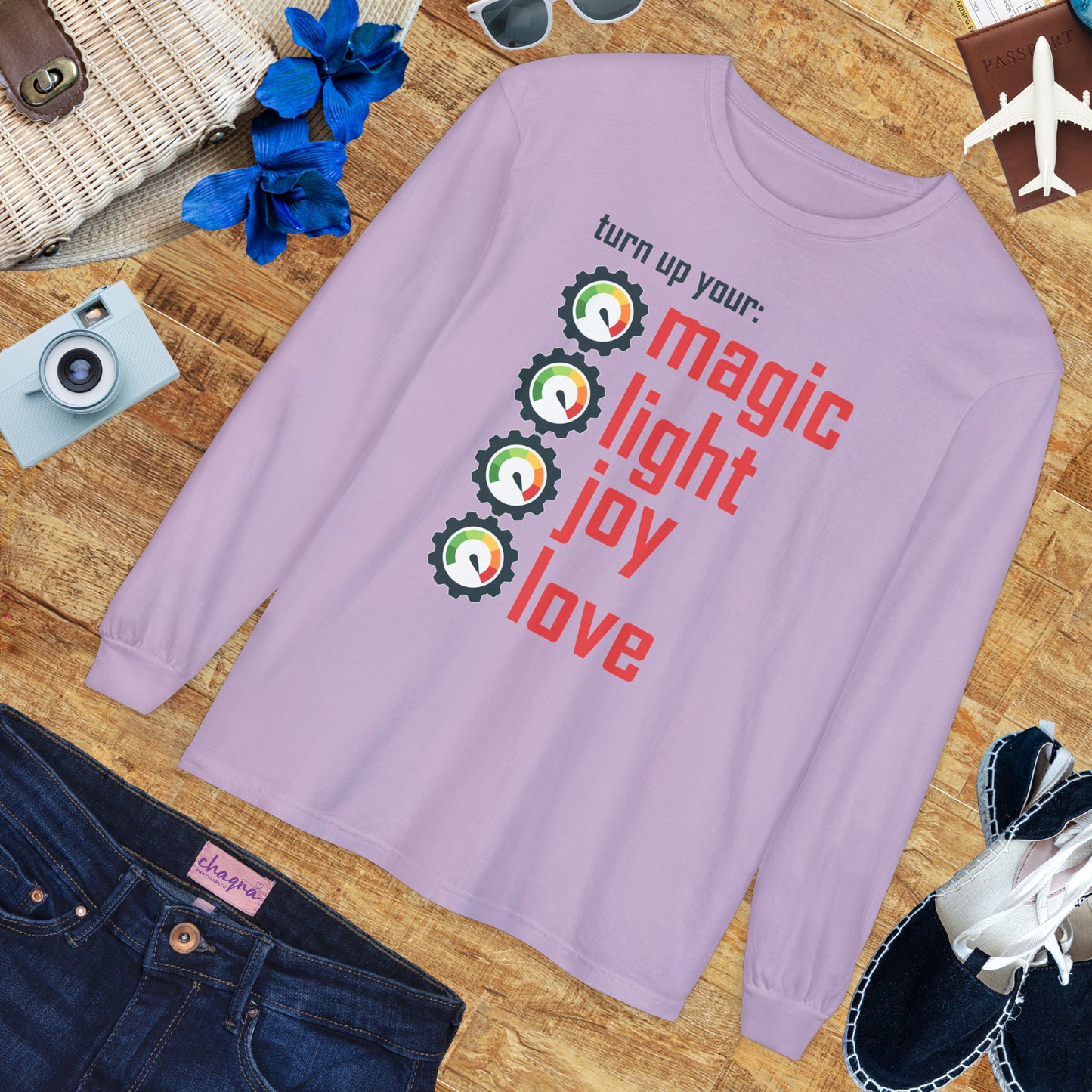 🔊 Turn Up Your Magic . Light . Joy . Love - Long Sleeve Tee