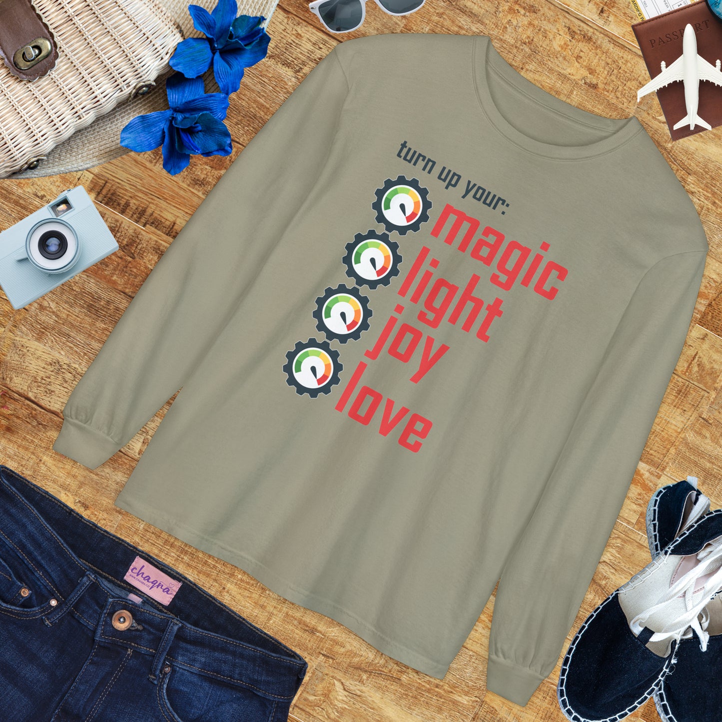 🔊 Turn Up Your Magic . Light . Joy . Love - Long Sleeve Tee