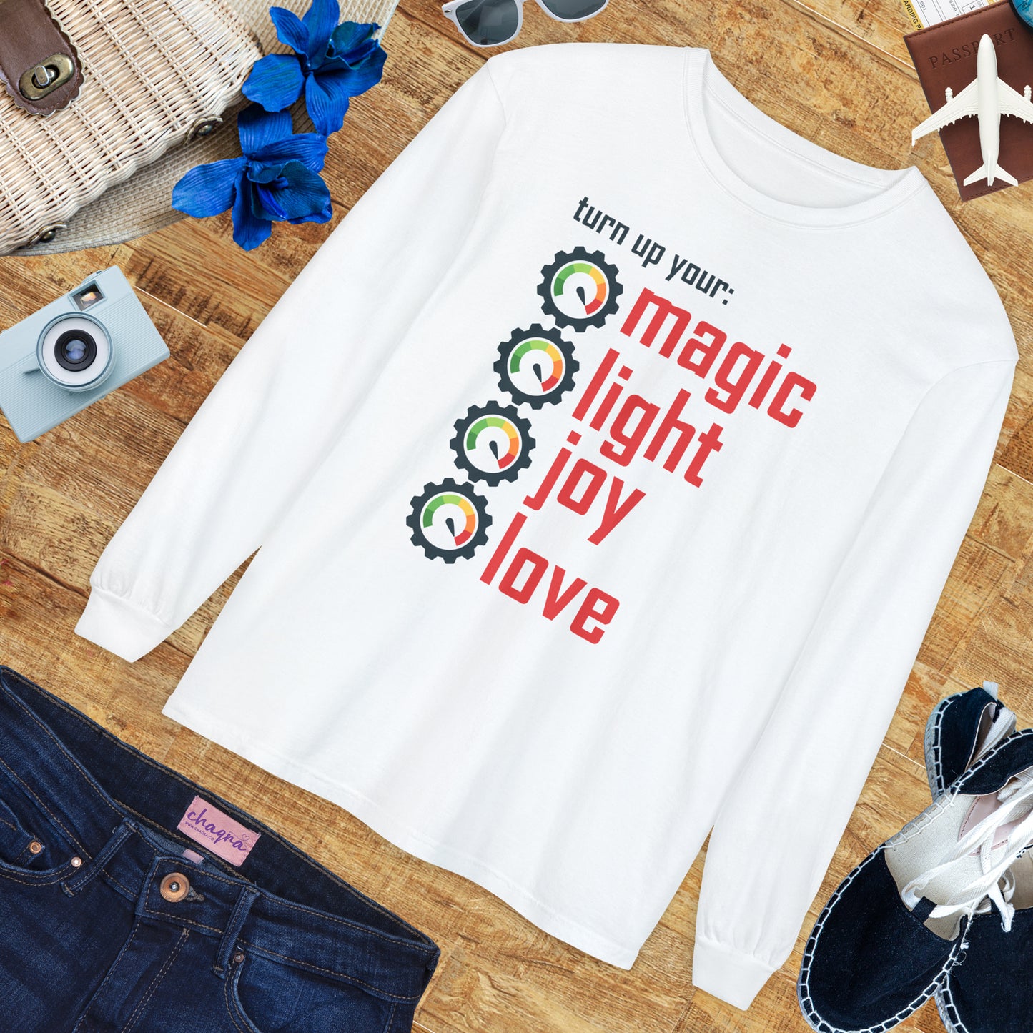 🔊 Turn Up Your Magic . Light . Joy . Love - Long Sleeve Tee