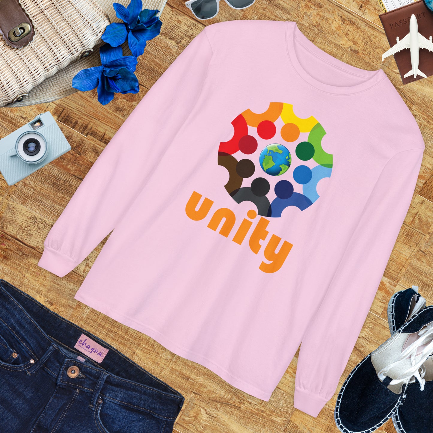 🌍UNITY - Global Heartbeat Long Sleeve Tee