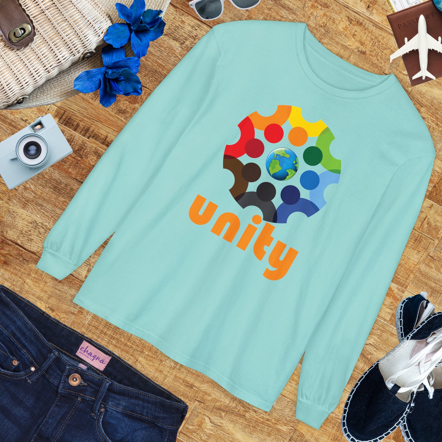🌍UNITY - Global Heartbeat Long Sleeve Tee