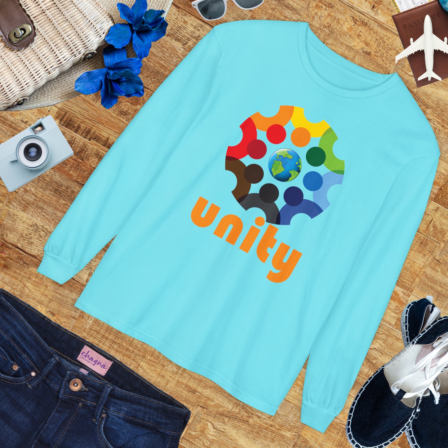 🌍UNITY - Global Heartbeat Long Sleeve Tee