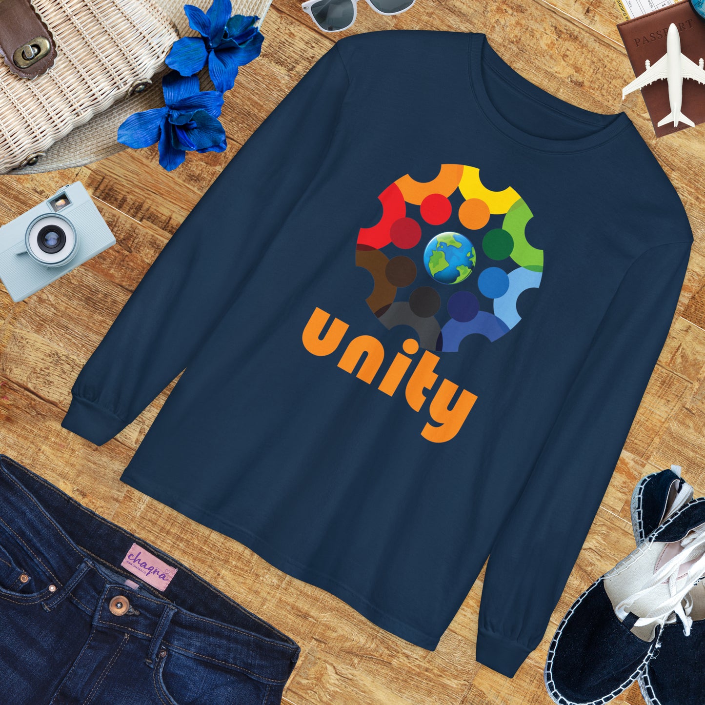 🌍UNITY - Global Heartbeat Long Sleeve Tee