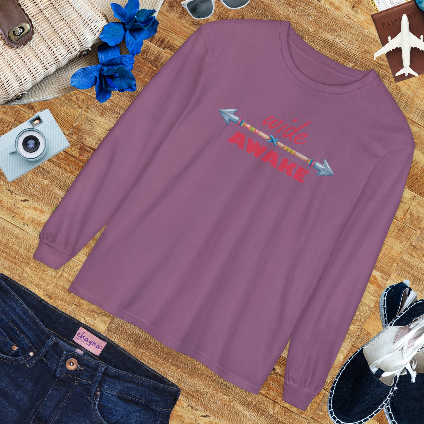 👁️Wide Awake - Conscious Living Long Sleeve Tee
