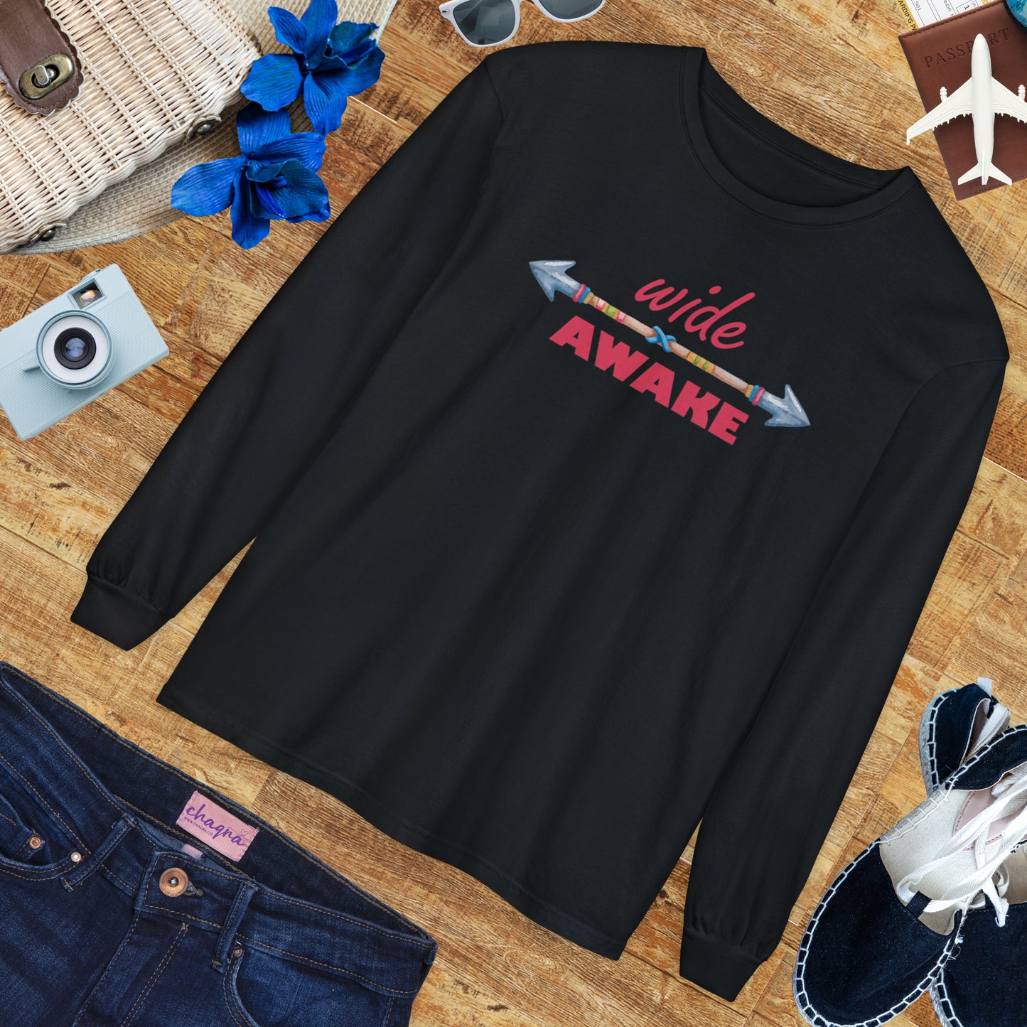 👁️Wide Awake - Conscious Living Long Sleeve Tee