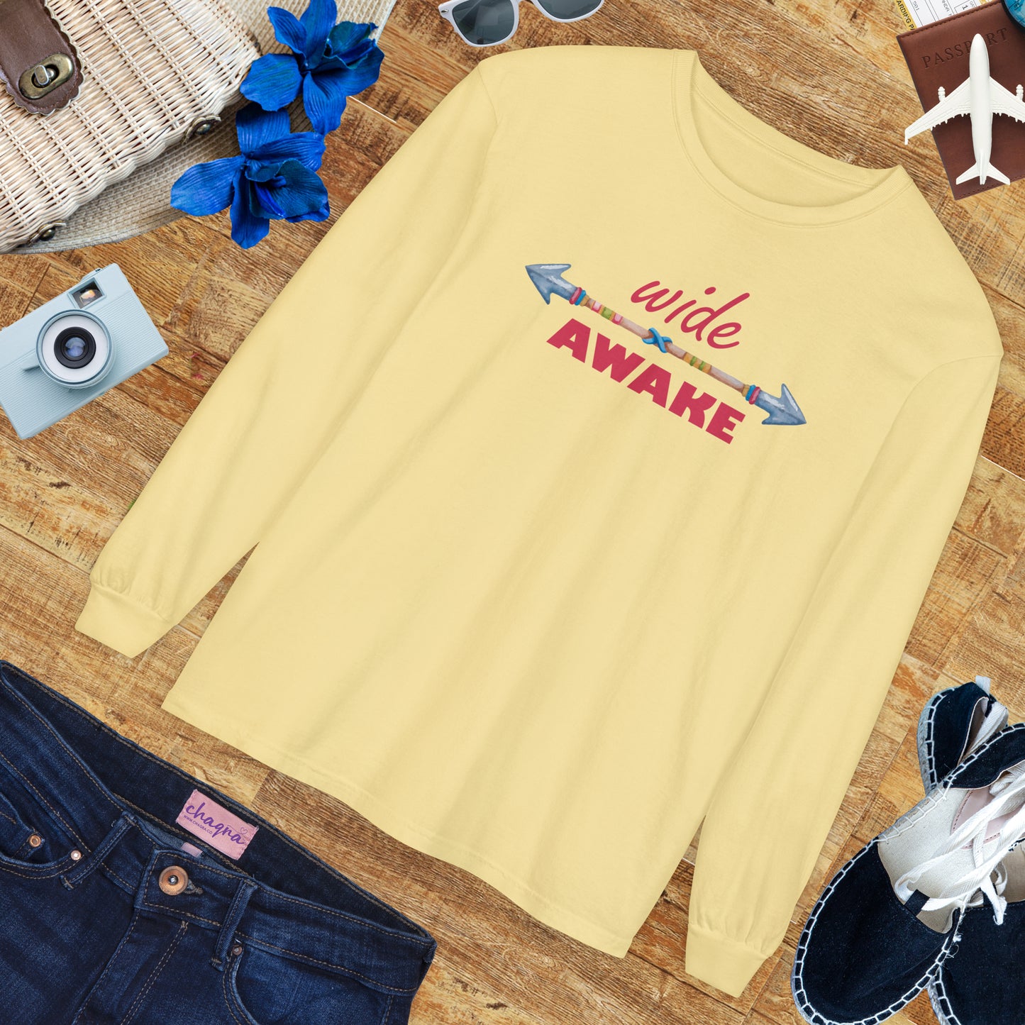 👁️Wide Awake - Conscious Living Long Sleeve Tee