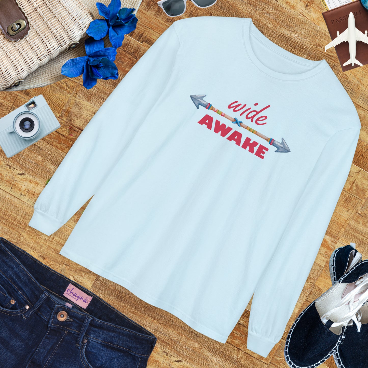 👁️Wide Awake - Conscious Living Long Sleeve Tee