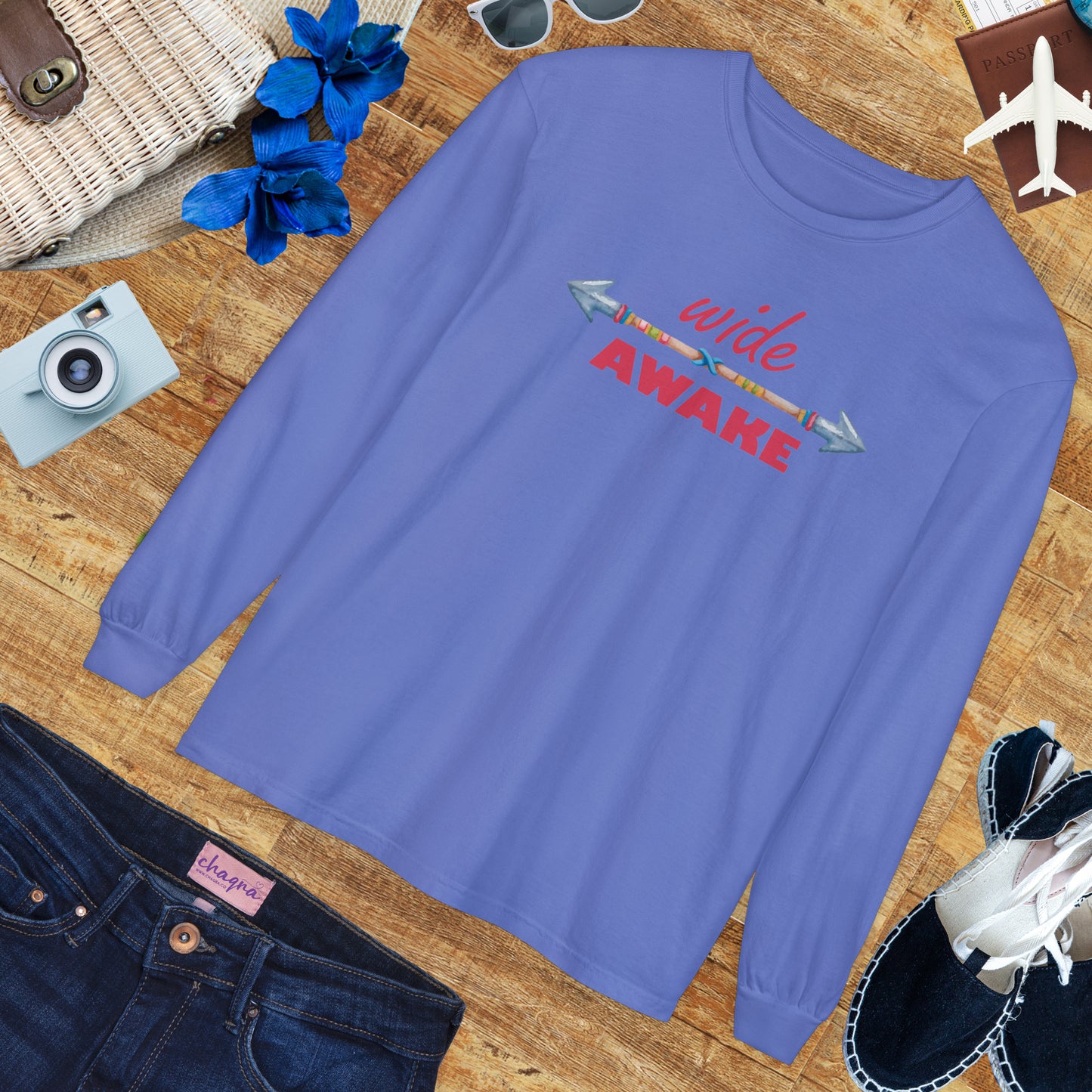 👁️Wide Awake - Conscious Living Long Sleeve Tee