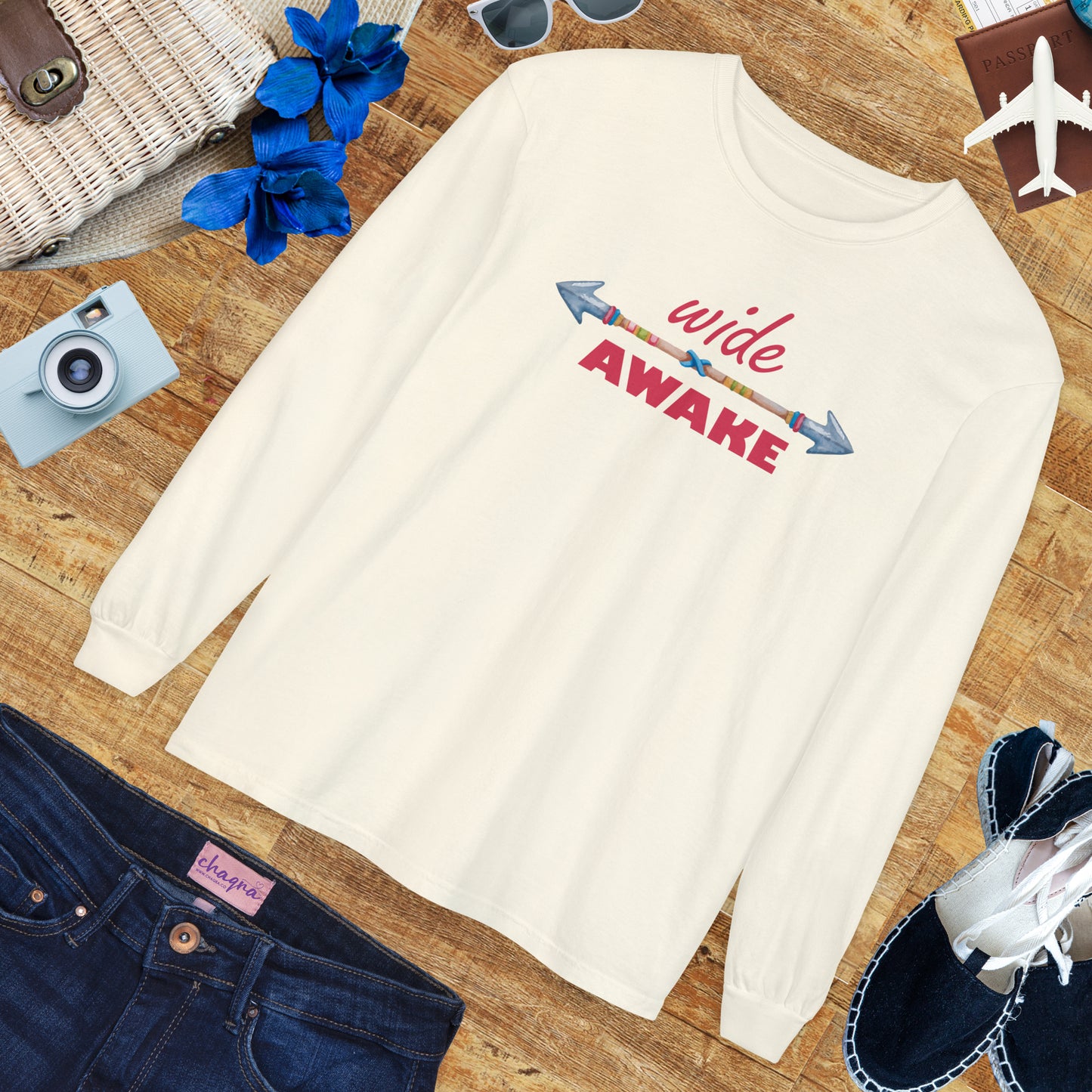 👁️Wide Awake - Conscious Living Long Sleeve Tee