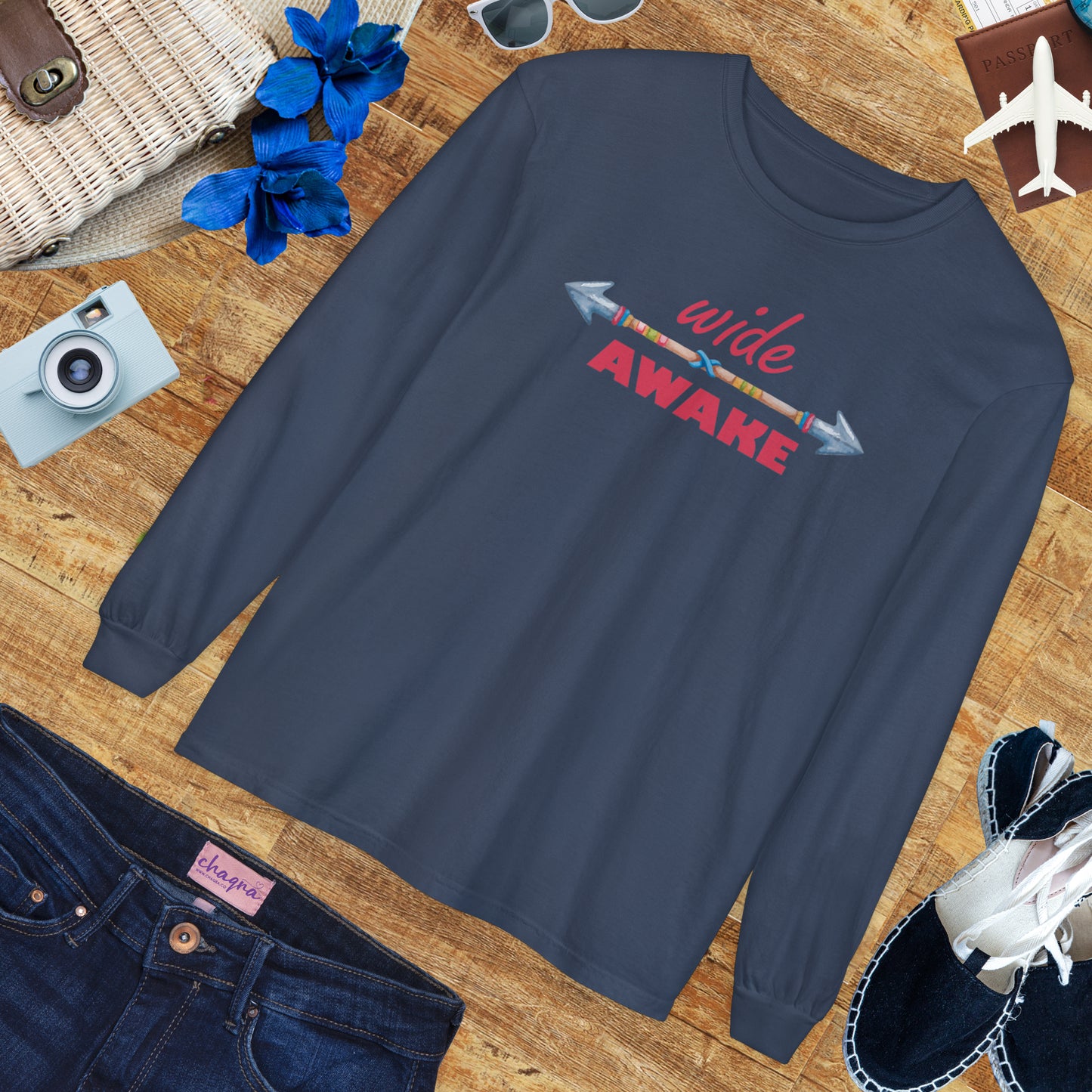 👁️Wide Awake - Conscious Living Long Sleeve Tee