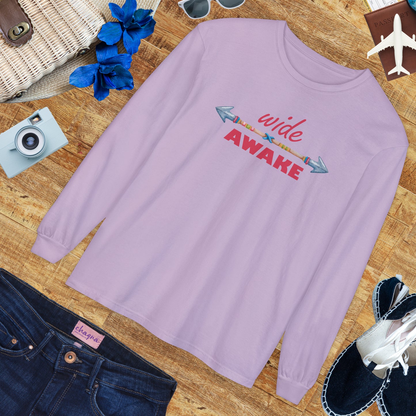 👁️Wide Awake - Conscious Living Long Sleeve Tee