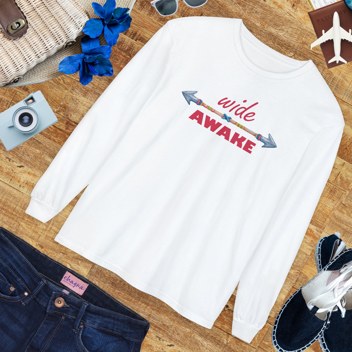 👁️Wide Awake - Conscious Living Long Sleeve Tee