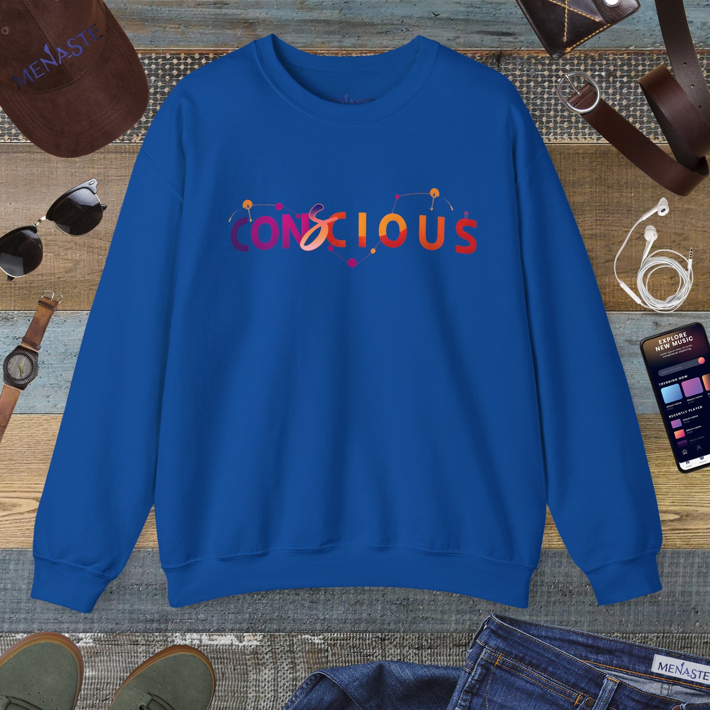 🌙✨ Menaste "CONSCIOUS" Sweatshirt