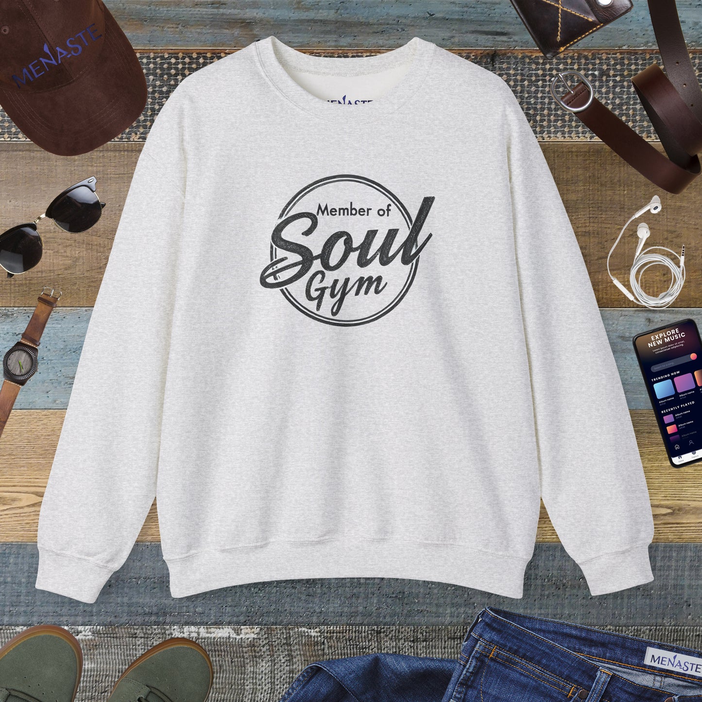 💪 Menaste “Member of the Soul Gym” Sweatshirt