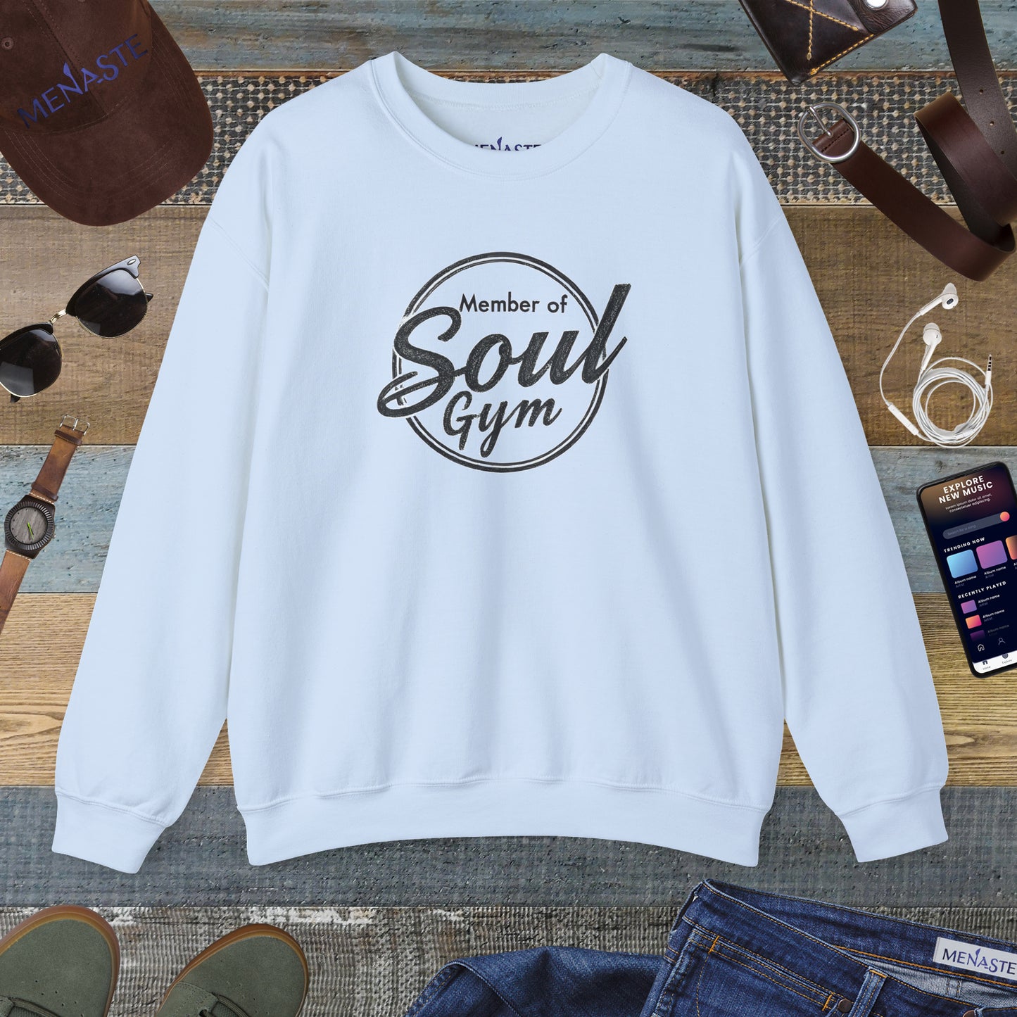 💪 Menaste “Member of the Soul Gym” Sweatshirt