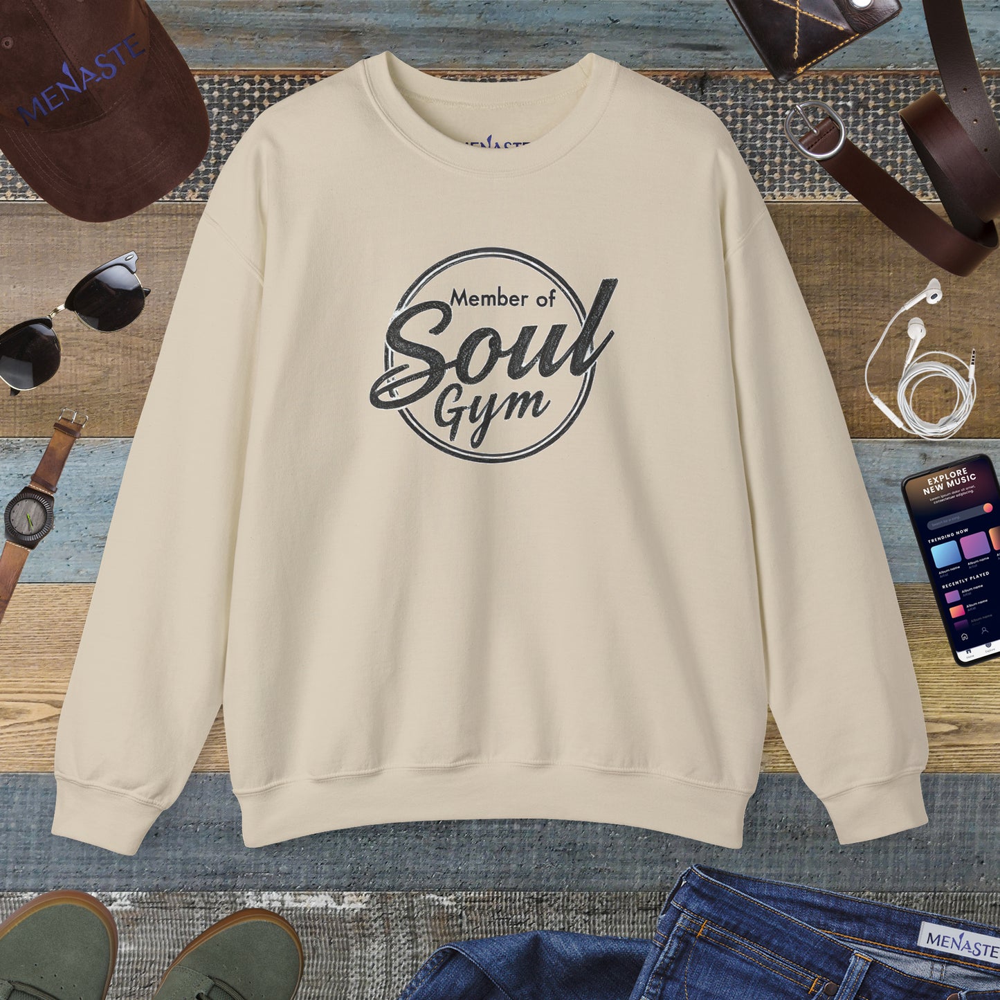 💪 Menaste “Member of the Soul Gym” Sweatshirt