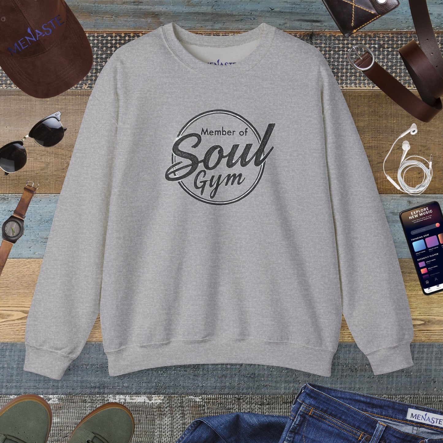 💪 Menaste “Member of the Soul Gym” Sweatshirt