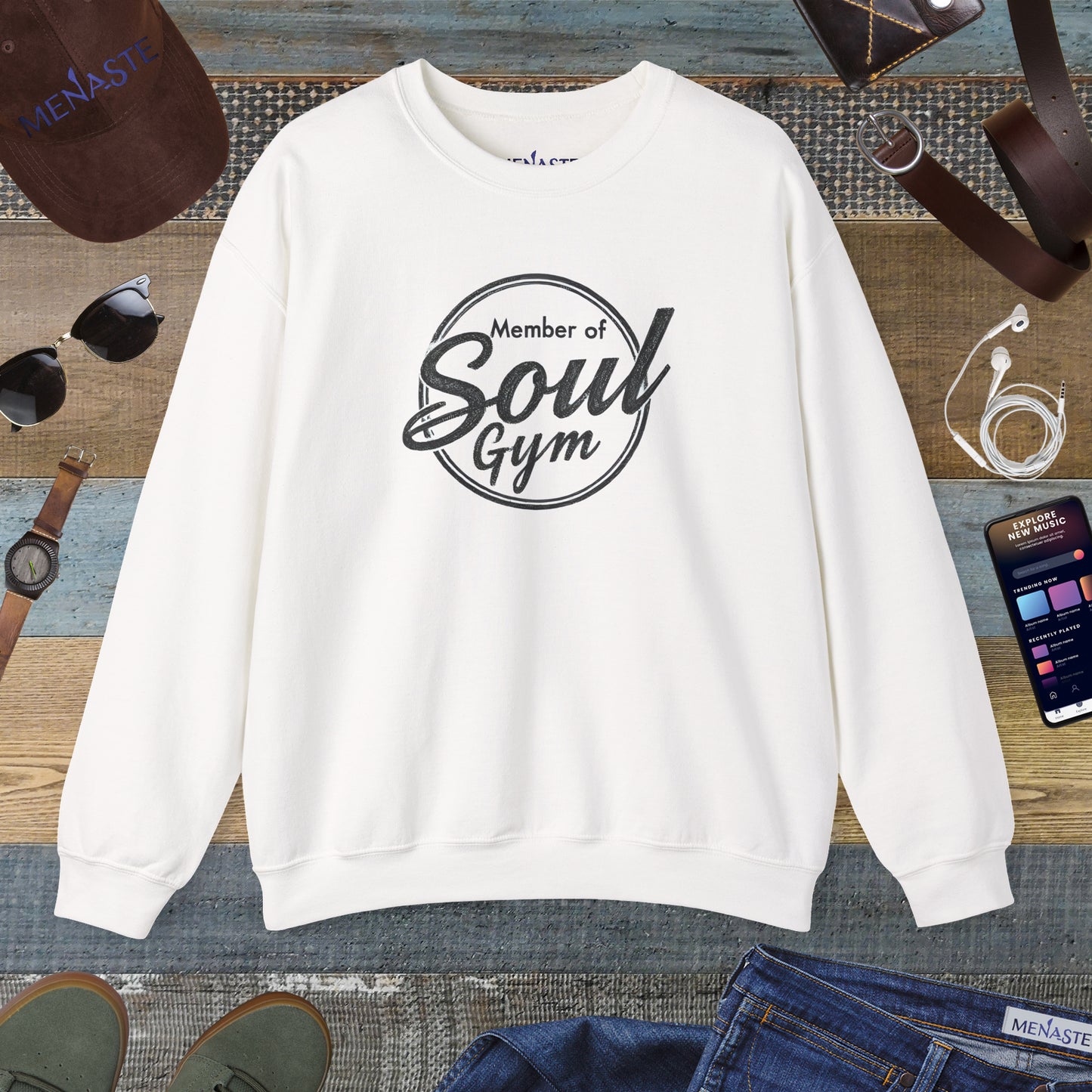 💪 Menaste “Member of the Soul Gym” Sweatshirt
