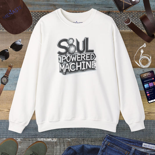 ⚙️ Menaste “Soul Powered Machine” Sweatshirt