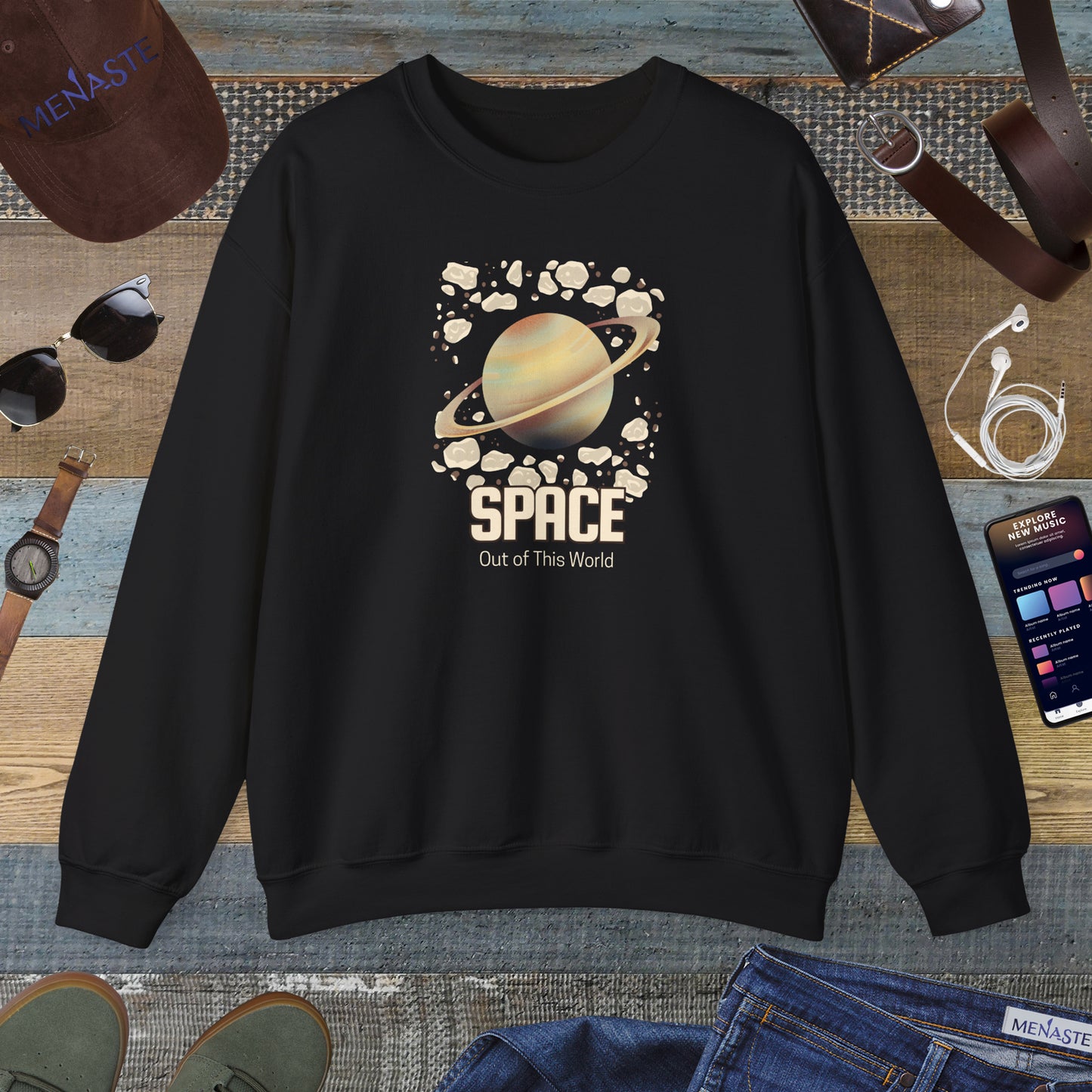🌌 Menaste “Out of This World” Sweatshirt