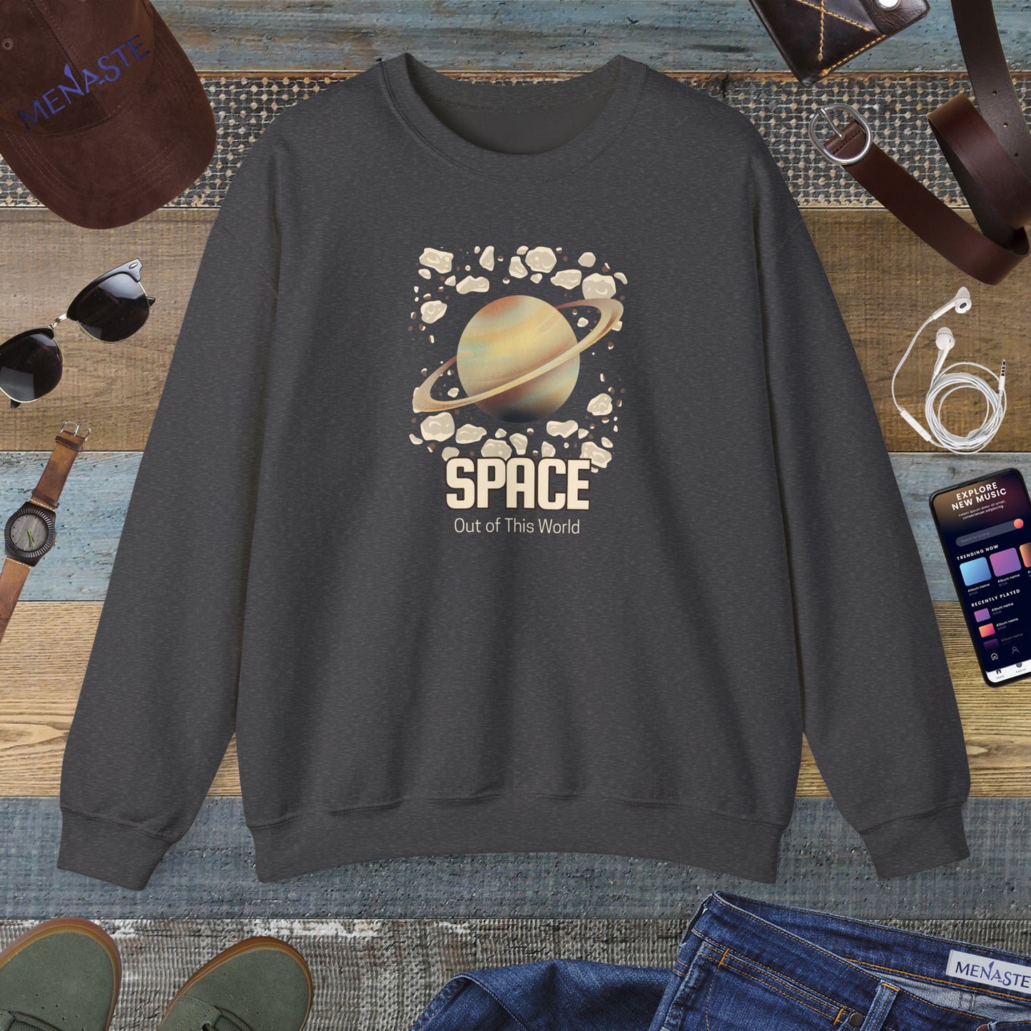 🌌 Menaste “Out of This World” Sweatshirt