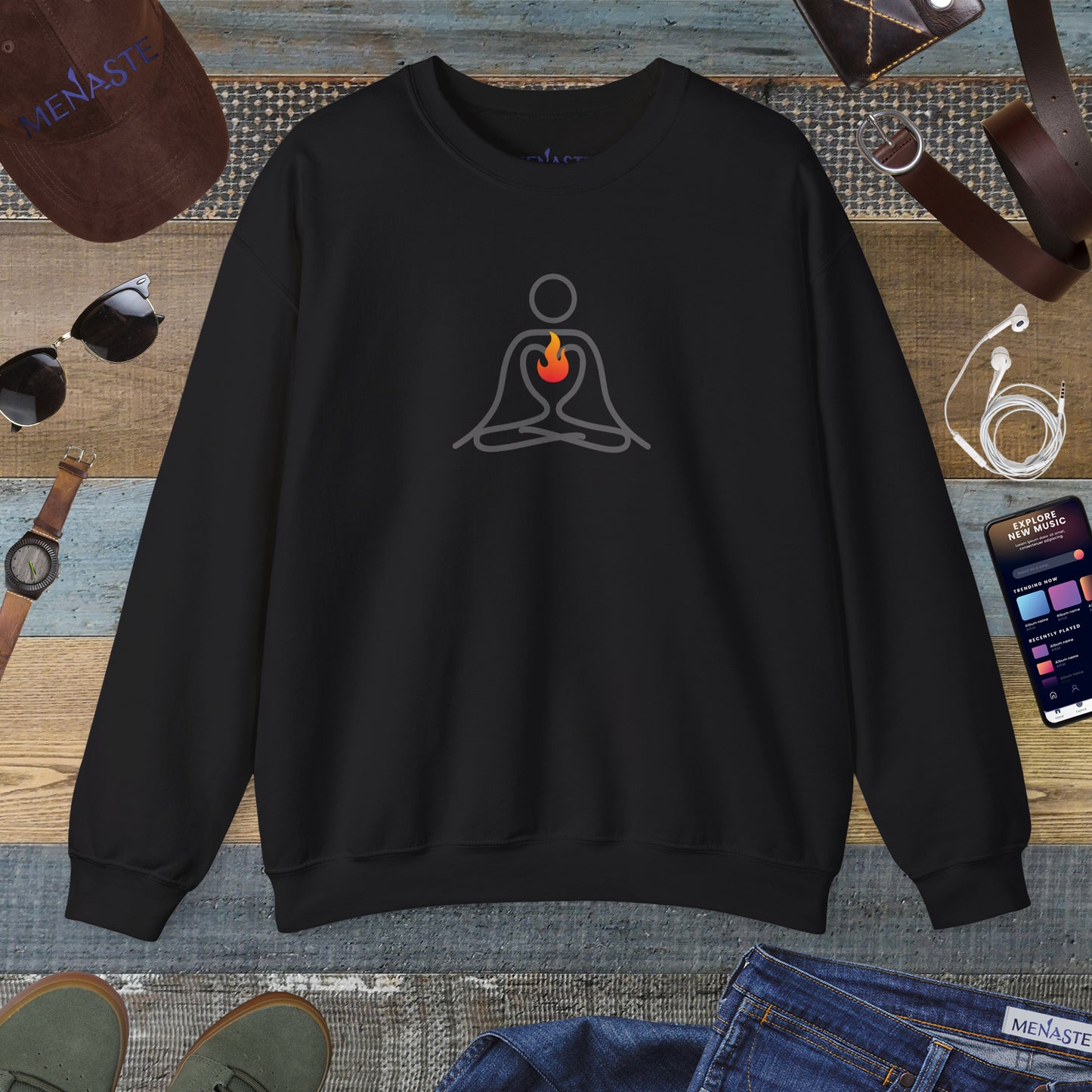 🔥 Menaste “The Inner Temple” Sweatshirt