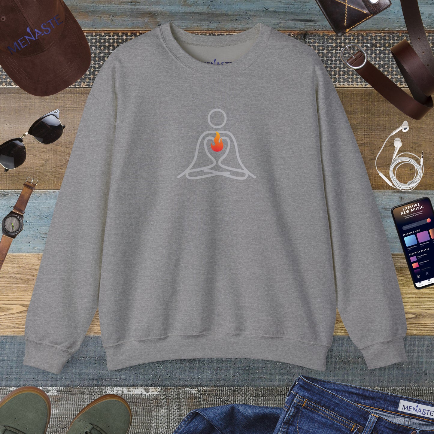 🔥 Menaste “The Inner Temple” Sweatshirt