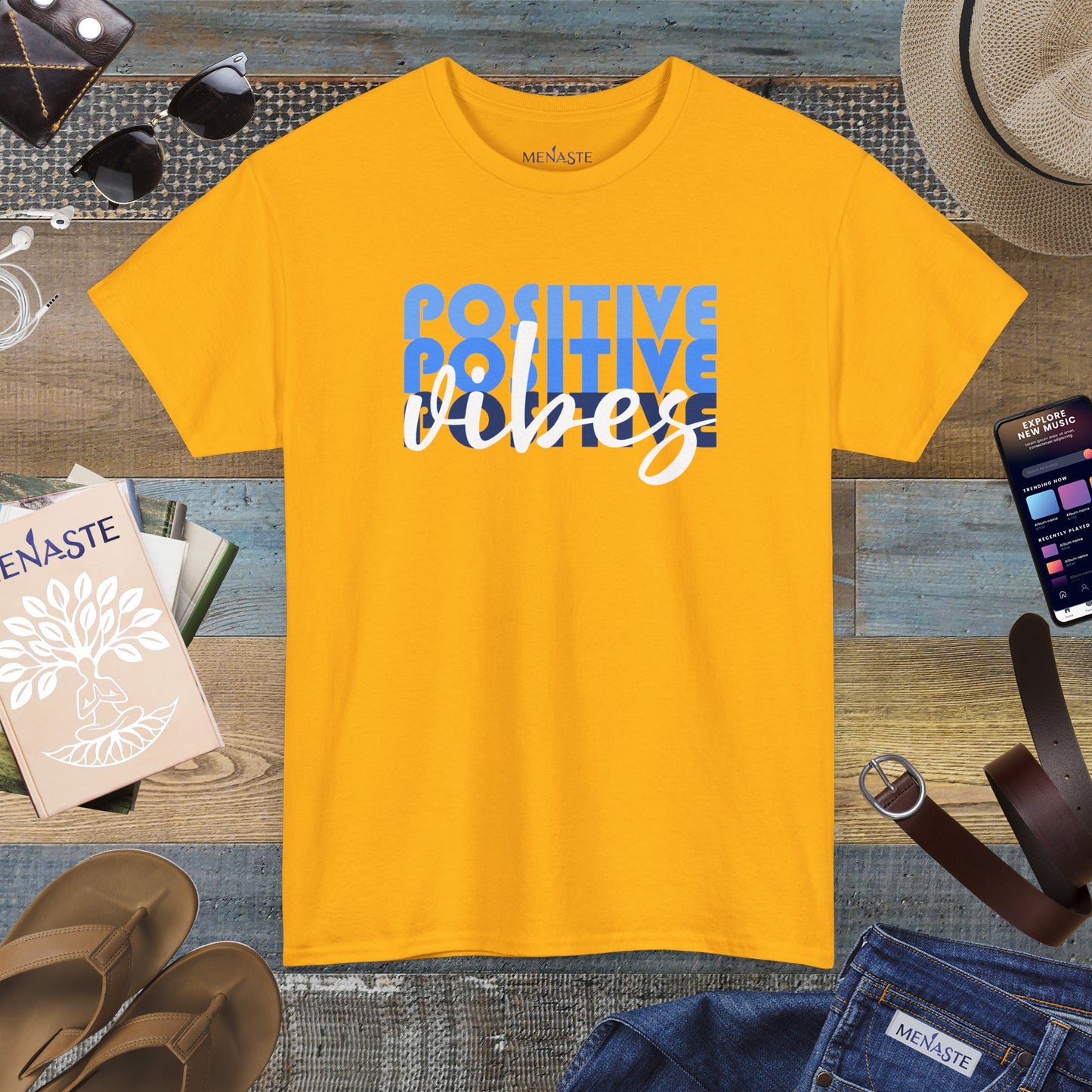 ⚡ POSITIVE FREQUENCY — Menaste™ T-Shirt