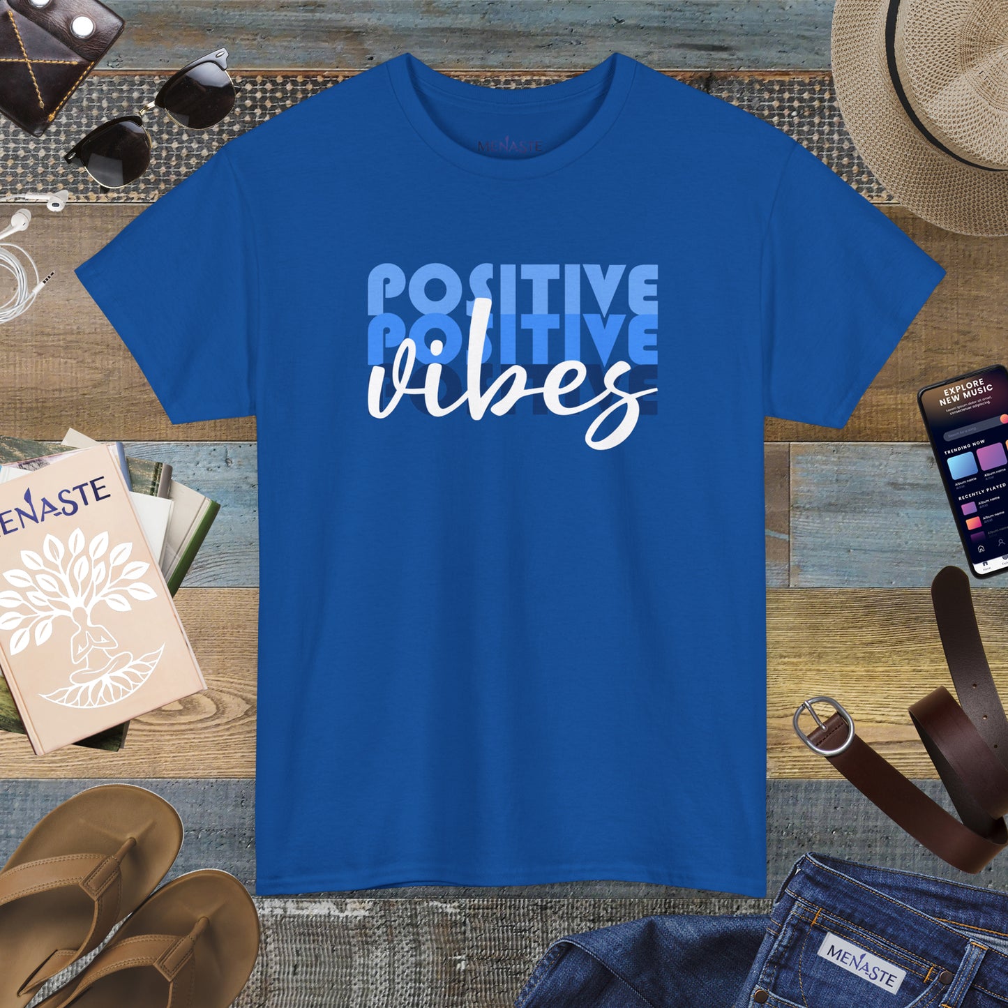 ⚡ POSITIVE FREQUENCY — Menaste™ T-Shirt