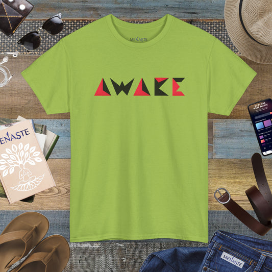 🌙 Menaste "AWAKE" — The Conscious Shift Tee
